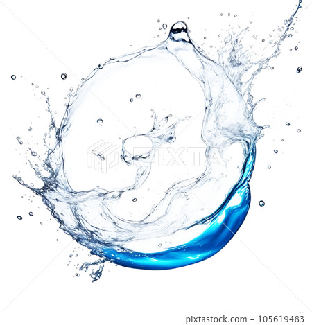 Water drop [AI-generated image] 105619483