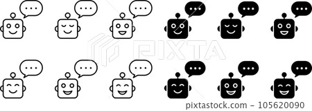chatbot icon set chatbot icon set 105620090