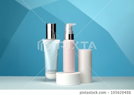 mock up of Stylish metal tube with cream inside on yellow background mock up of Stylish metal tube with cream inside on yellow background 105620488