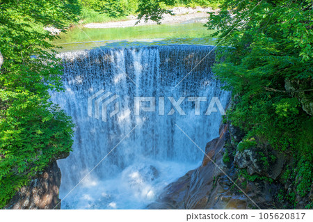 Yubuki Falls, Yubiso River, Midsummer Scenery, Minakami Town 105620817