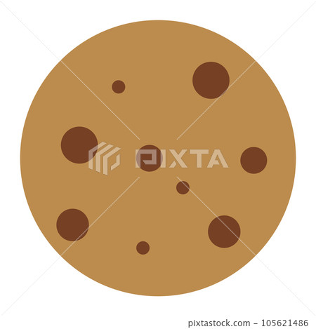 round pastry icon illustration design 105621486