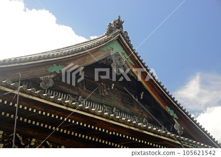 Kyoto Seiryoji main hall gable and hanging fish -1 Kyoto Seiryoji main hall gable and hanging fish -1 105621542