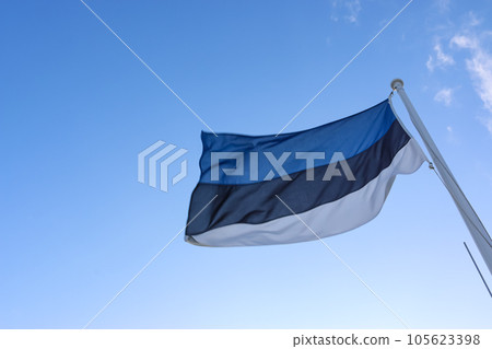 波羅的海國家愛沙尼亞國旗 105623398