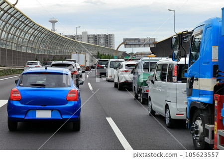 高速公路擁堵的形象 105623557