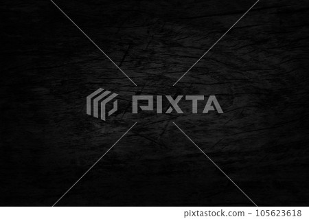 Black wood plank texture background 105623618