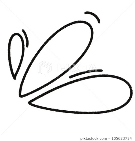 Leaf  black and white  stripes lined design  design  vegetable fruit  sea  child  learning teaching  drawing book  book coloring book  development picture without color  Flower clump of grass   105623754