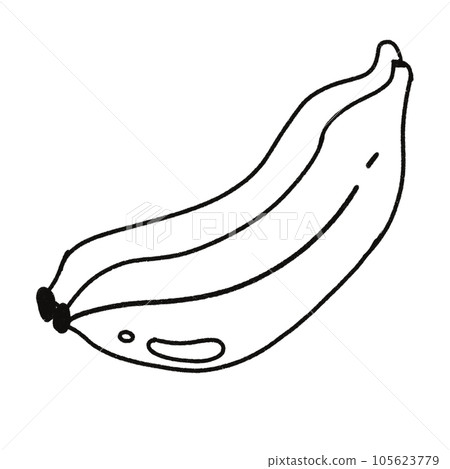 Leaf  black and white  stripes lined design  design  vegetable fruit  sea  child  learning teaching  drawing book  book coloring book  development picture without color  Flower clump of grass   105623779