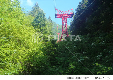 千疊敷冰壺/從白平站到千疊敷站<駒岳索道>【長野縣駒根市】 105623980