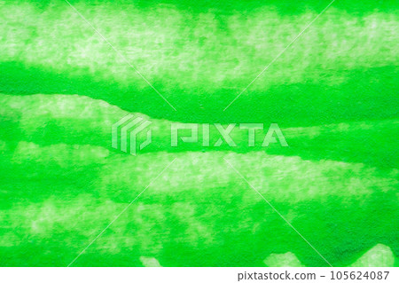 Abstract green watercolor background texture close up 105624087