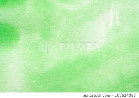 Abstract green watercolor background texture close up 105624088