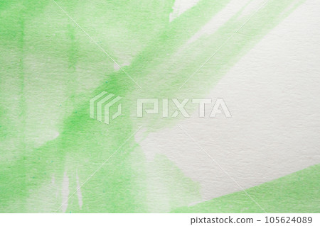 Abstract green watercolor background texture close up 105624089