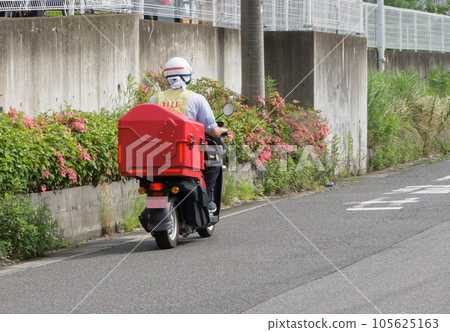 Delivery motorcycle Delivery motorcycle 105625163