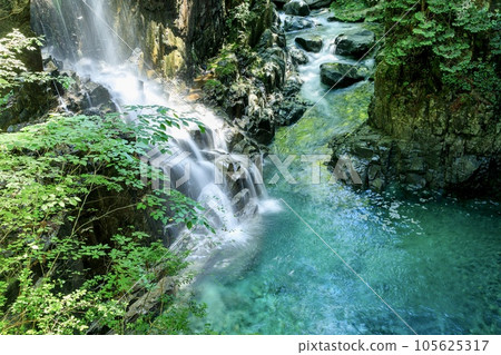 中津川市築地峽谷的觀音瀑布 105625317