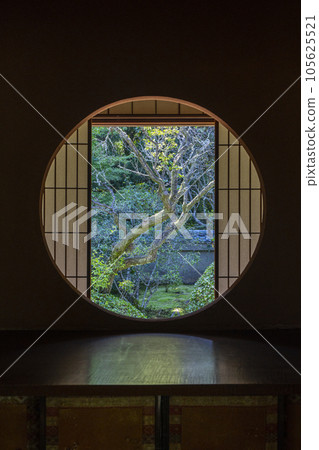 Sennyu-ji Betsuin Unryu-in Enlightenment Window Fresh green season Sennyu-ji Betsuin Unryu-in Enlightenment Window Fresh green season 105625521