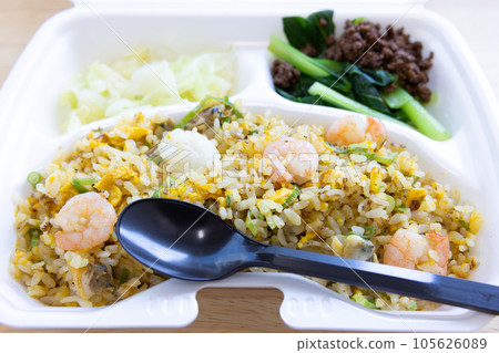 Delicious seafood fried rice Delicious seafood fried rice 105626089