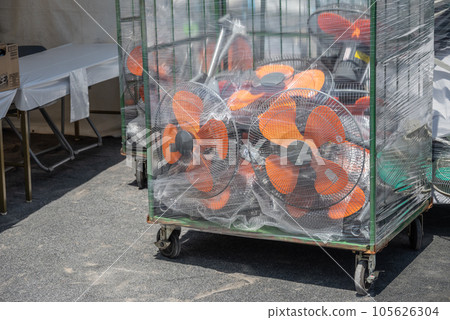 Commercial fans at event venues 105626304
