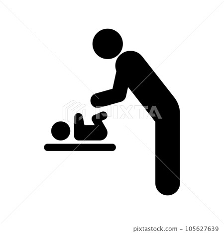 廁所圖標（換尿布台） 105627639