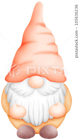Watercolor Painting of Gnome in Autumn Watercolor Painting of Gnome in Autumn 105630236