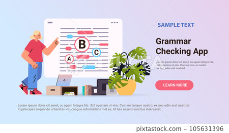 teacher spelling error checking grammar and punctuation mistake detection concept horizontal teacher spelling error checking grammar and punctuation mistake detection concept horizontal 105631396