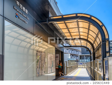 橫濱市的都市風景、平沼橋站 105631449