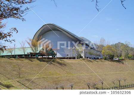 Scenery of Toyohira Athletic Park in Kitahiroshima Scenery of Toyohira Athletic Park in Kitahiroshima 105632306