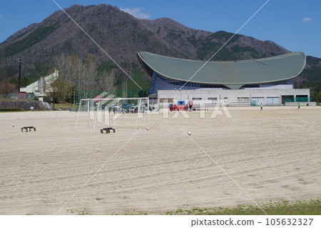 Scenery of Toyohira Athletic Park in Kitahiroshima 105632327