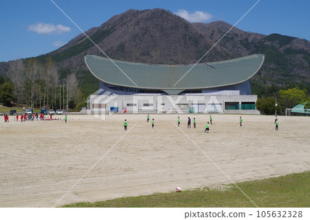 Scenery of Toyohira Athletic Park in Kitahiroshima Scenery of Toyohira Athletic Park in Kitahiroshima 105632328