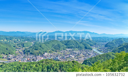 [大山展望台的風景]（高分辨率版）岡山縣美作市高瀨 105632732