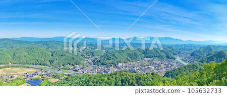 [大山展望台的風景]（高分辨率版）岡山縣美作市高瀨 105632733