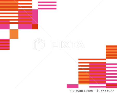 Geometric pattern frame white space border 105633022