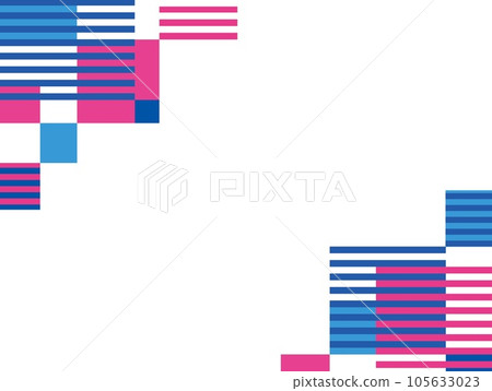 Geometric pattern frame white space border 105633023