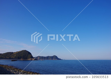 Anan City, Tokushima Prefecture, overlooking Cape Gamoda, Maikojima, and Aoshima Anan City, Tokushima Prefecture, overlooking Cape Gamoda, Maikojima, and Aoshima 105633513