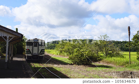 Kazusa Tsurumai Station on the local Kominato Railway 105634670
