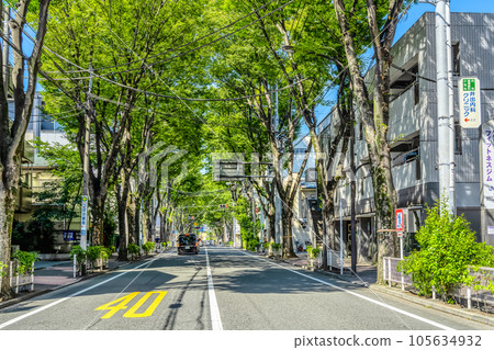 Urban scenery of Ota Ward, Tokyo Shimomaruko Station 105634932