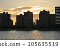 河上的日落 105635519