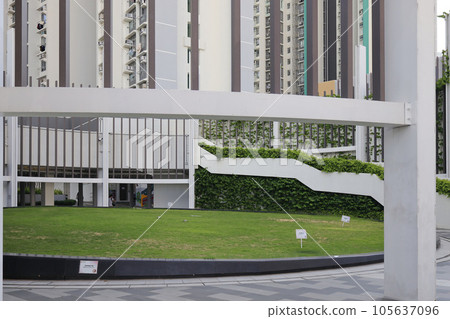 Aug 3 2023 Hoi Tat Estate is a public housing estate, hk Aug 3 2023 Hoi Tat Estate is a public housing estate, hk 105637096