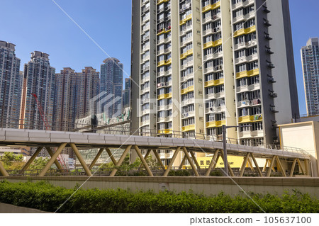 Aug 3 2023 Hoi Tat Estate is a public housing estate, hk Aug 3 2023 Hoi Tat Estate is a public housing estate, hk 105637100