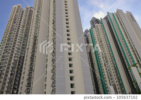 Aug 3 2023 Hoi Tat Estate is a public housing estate, hk Aug 3 2023 Hoi Tat Estate is a public housing estate, hk 105637102