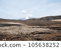 Aso Kusasenrigahama Scenery after field burning 105638252