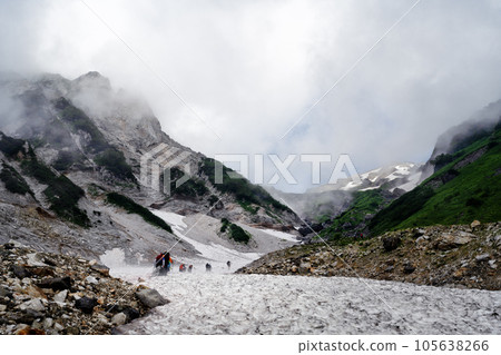 Daisetsu Valley covered with gas 105638266