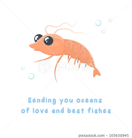 Motivational and support card with sea creatures Motivational and support card with sea creatures 105638945