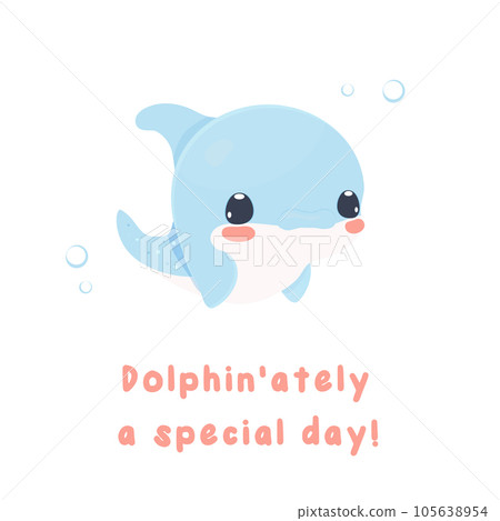 Motivational and support card with sea creatures Motivational and support card with sea creatures 105638954