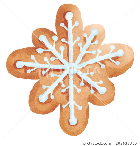 gingerbread cookies Gingerbread snowflake Christmas gingerbread cookies Gingerbread snowflake Christmas 105639319