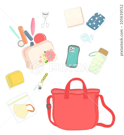 時尚女孩包裡的東西 105639552