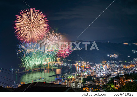 Atami sea fireworks display Atami sea fireworks display 105641022