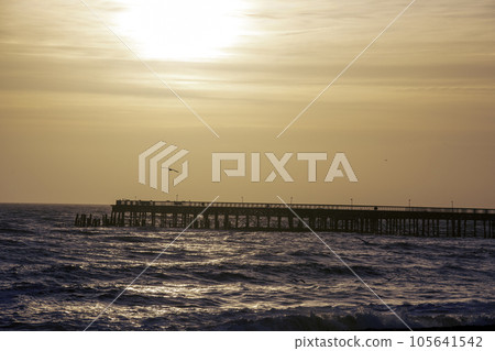 Landscape of Hastings, a port town in England Landscape of Hastings, a port town in England 105641542