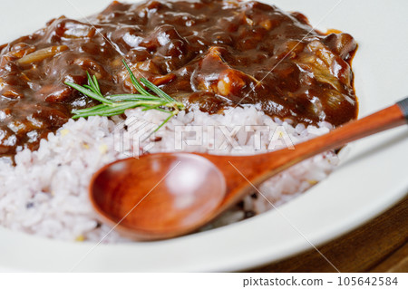 jjajang bap, rice with black bean sauce jjajang bap, rice with black bean sauce 105642584
