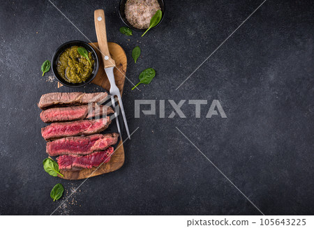 Different degrees of steak roasting 105643225