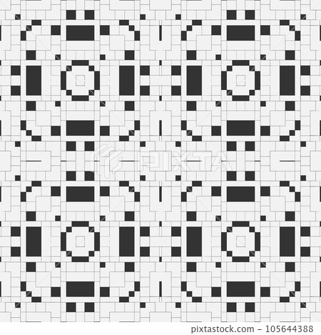 Abstract geometric seamless pattern. Abstract geometric seamless pattern. 105644388