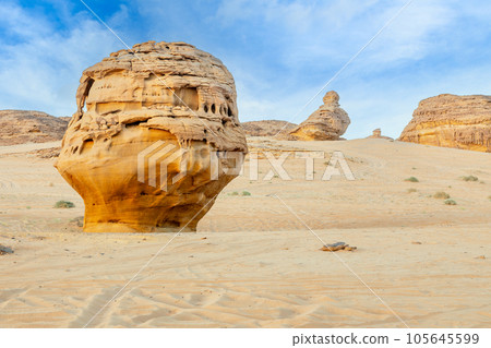 Desert erosion formations near Al Ula, Saudi Arabia Desert erosion formations near Al Ula, Saudi Arabia 105645599